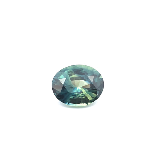 Sapphire Peacock Oval 1.973ct