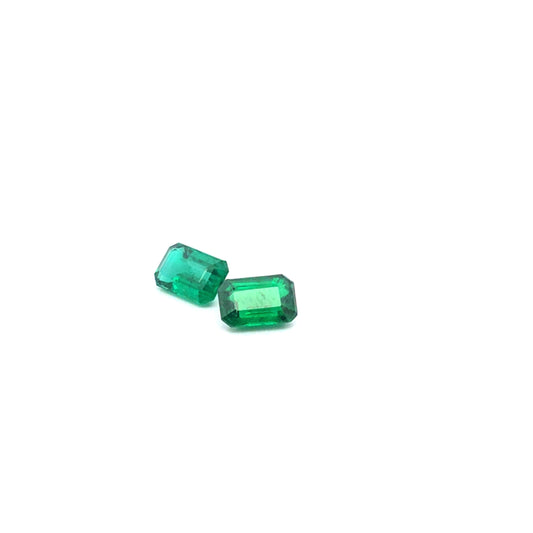 Emerald Octagon Pair 1.011ct