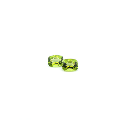 Peridot Rectangular Cushion Pair 5.93ct