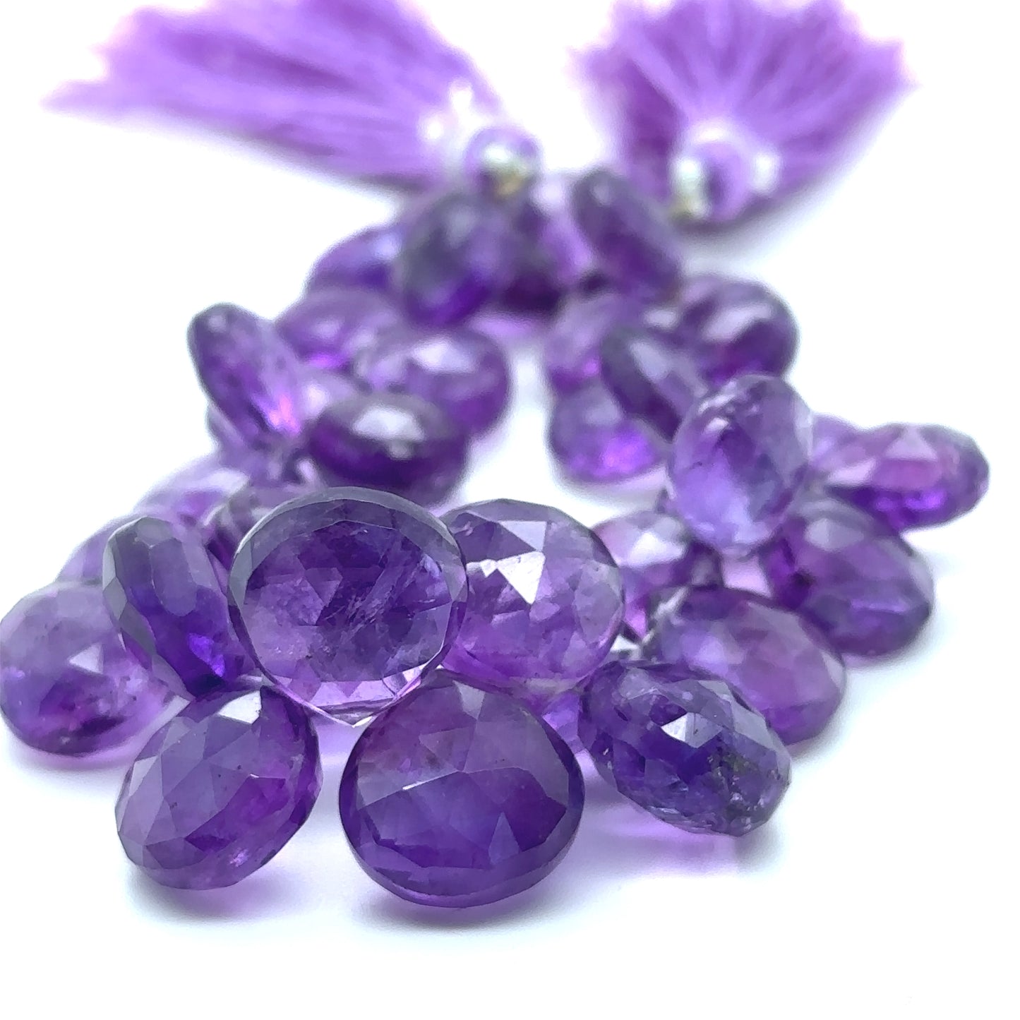 Amethyst Badam Beads