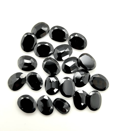 Black Spinel Flat Cut