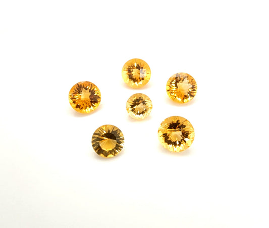 Citrine Round Concave Price List