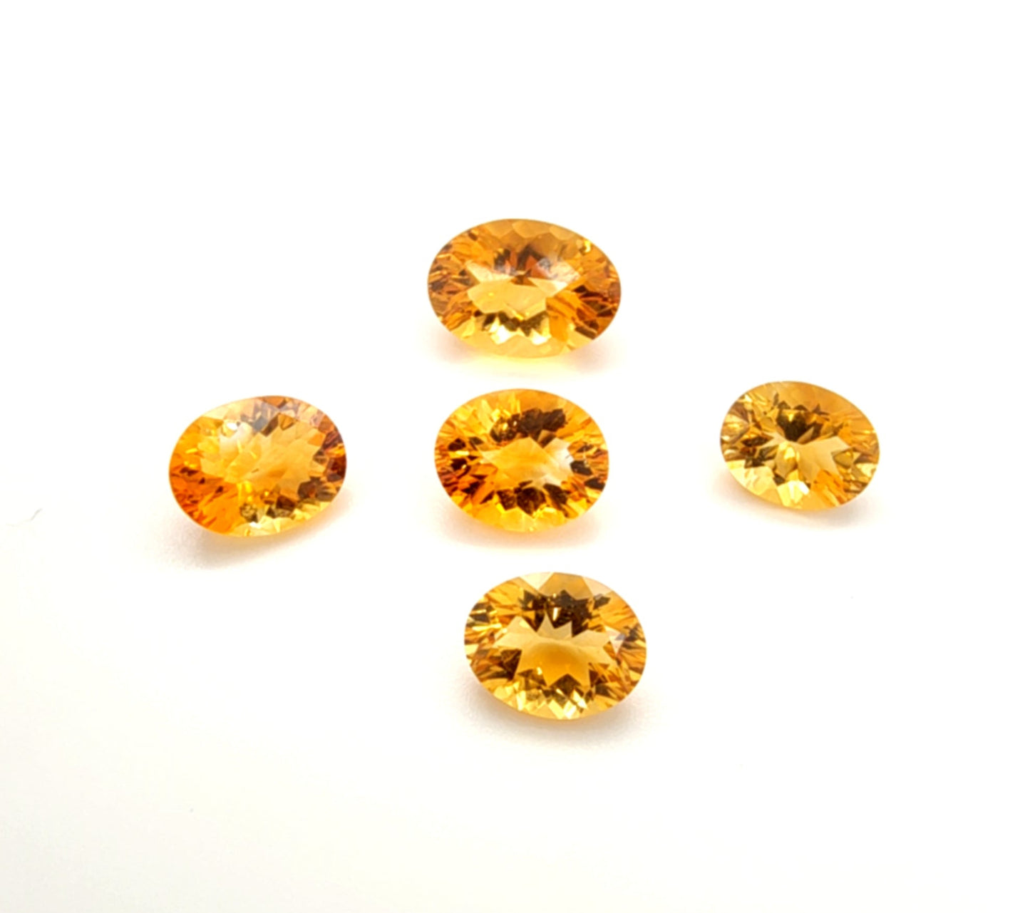 Citrine Oval Concave Price List