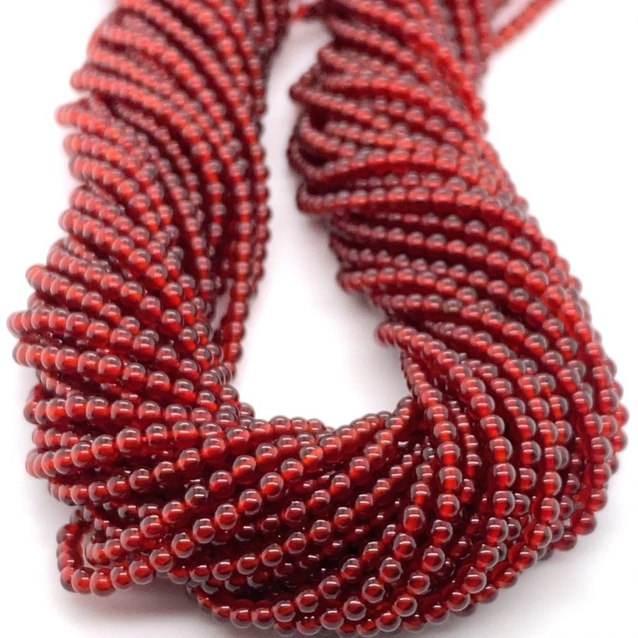 Garnet Polished Beads