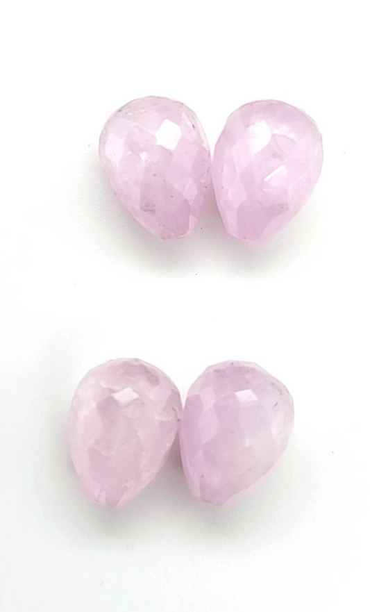 Kunzite Briolette and Polished Drops