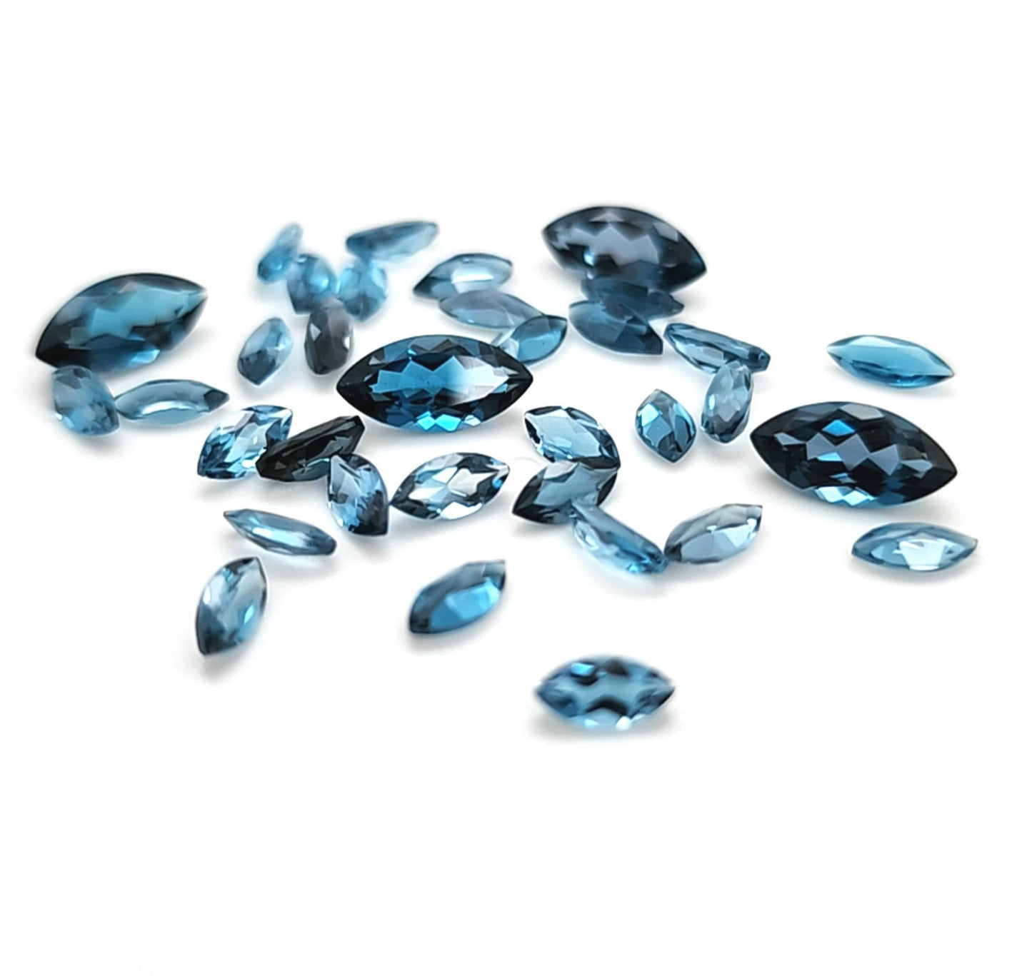 London Blue Topaz Marquise Price List