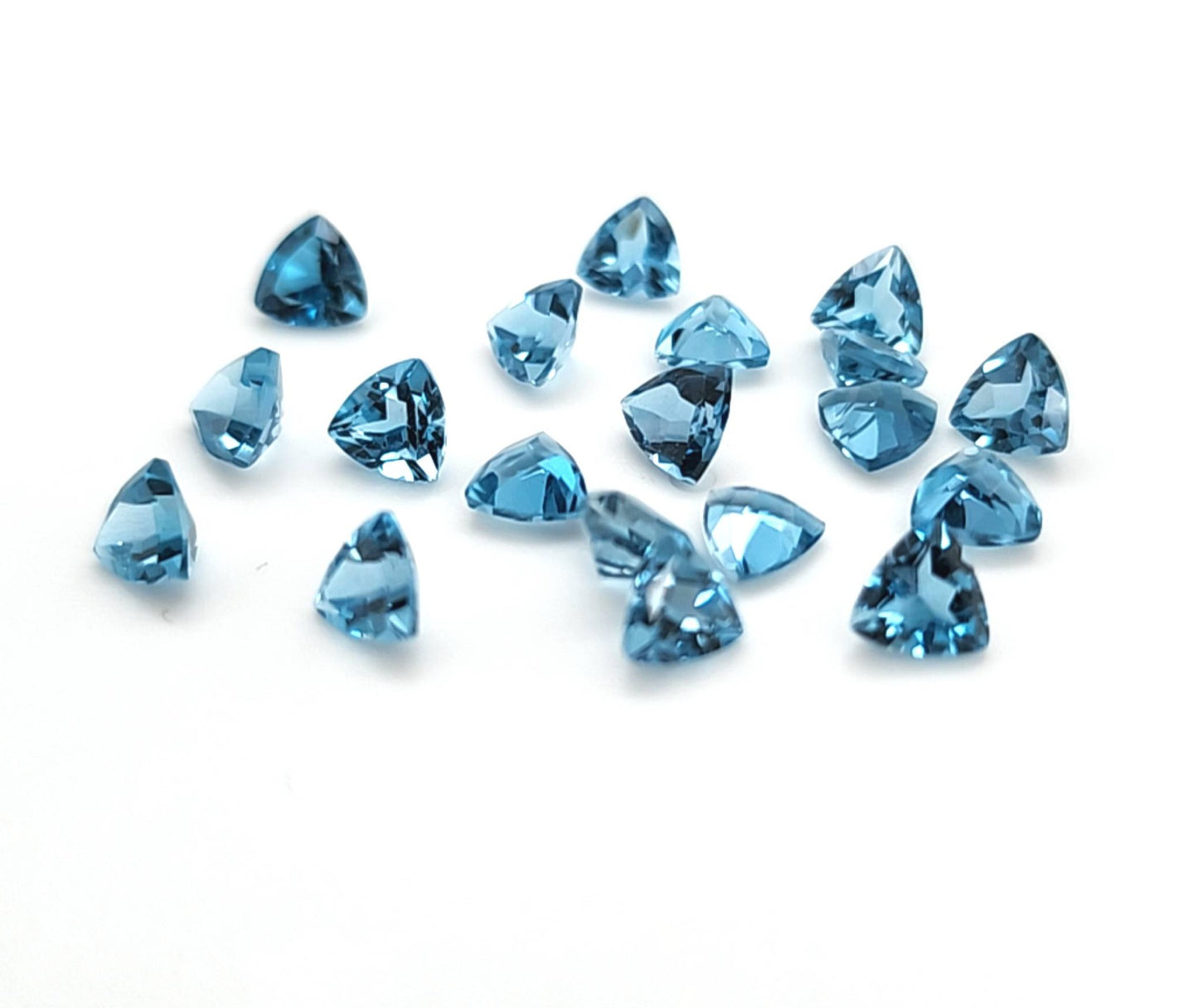 London Blue Topaz Trilliants Price List