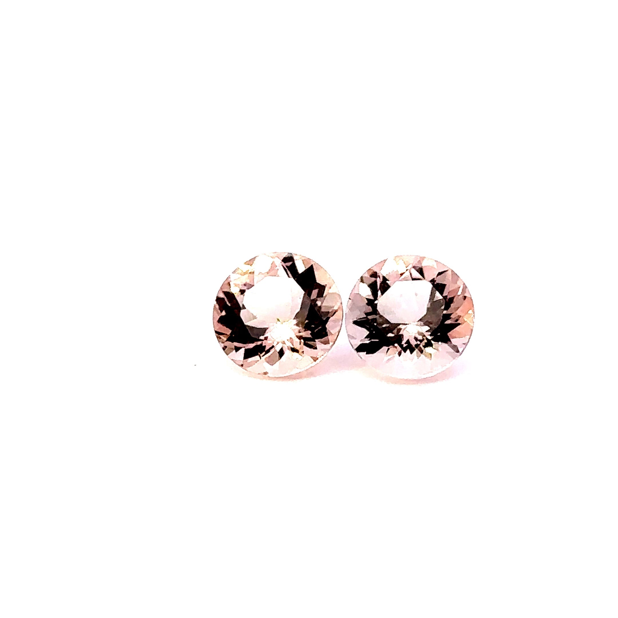 Peach Morganite Round 3.39ct – Ajanta Afrika