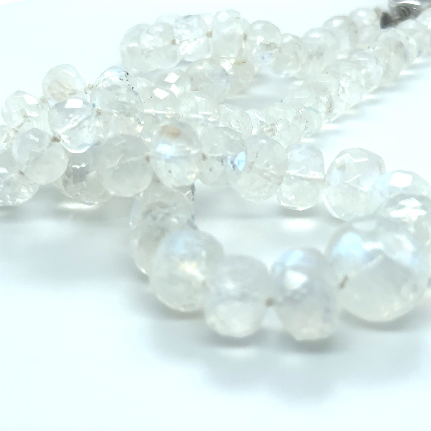 Moonstone Rainbow Faceted Beads