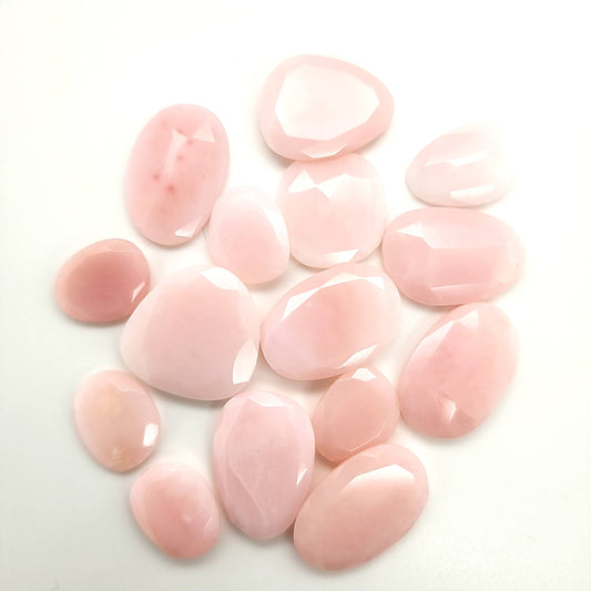 Pink Opal Flat Cut