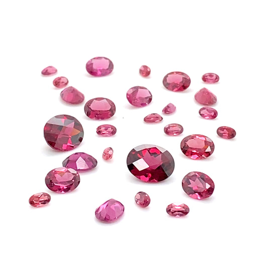 Rhodolite Ovals Price List