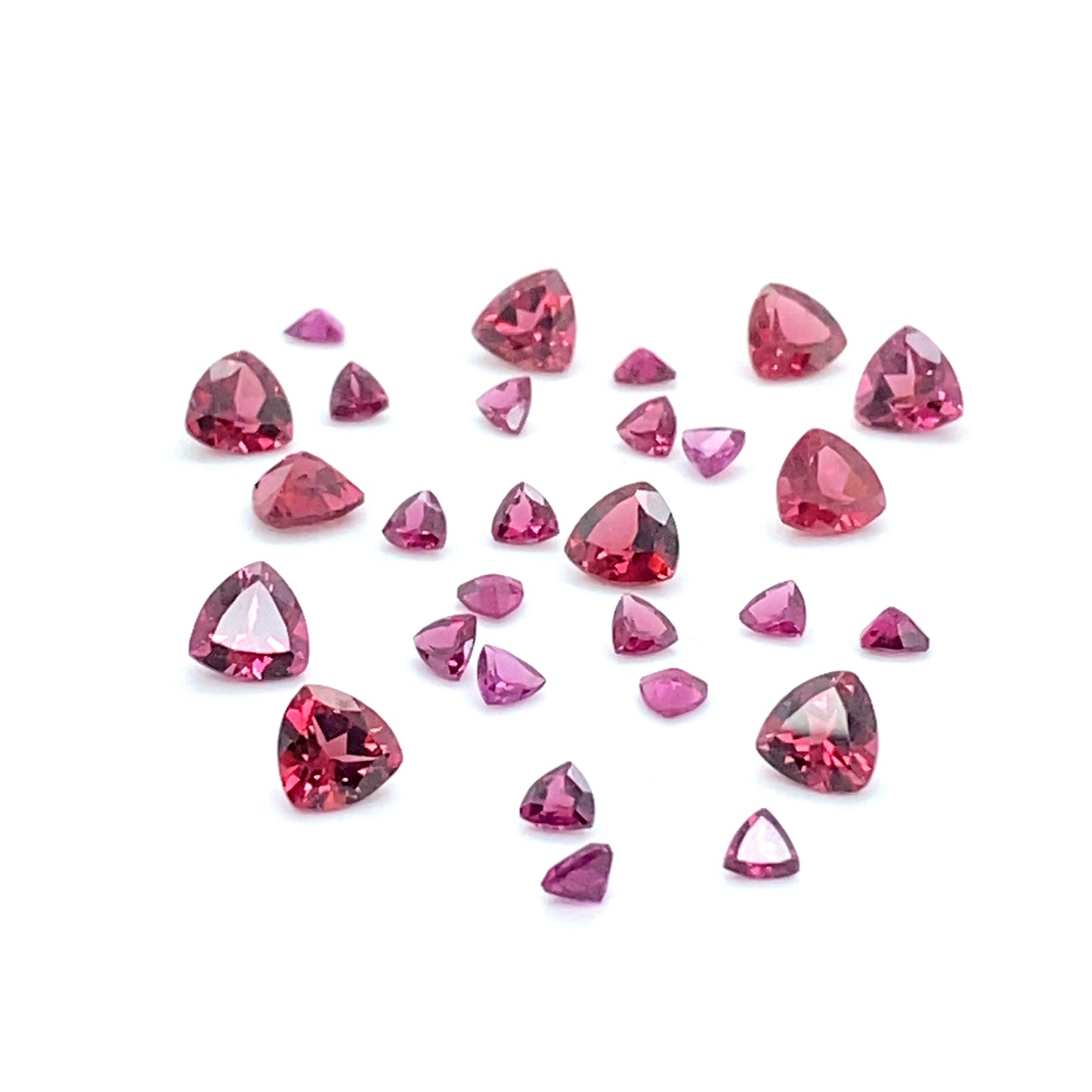 Rhodolite Trilliants Price List