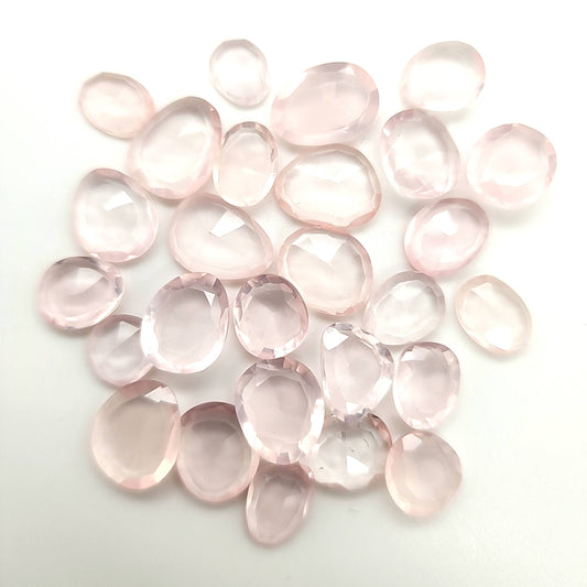 Rose Quartz Flat Cut