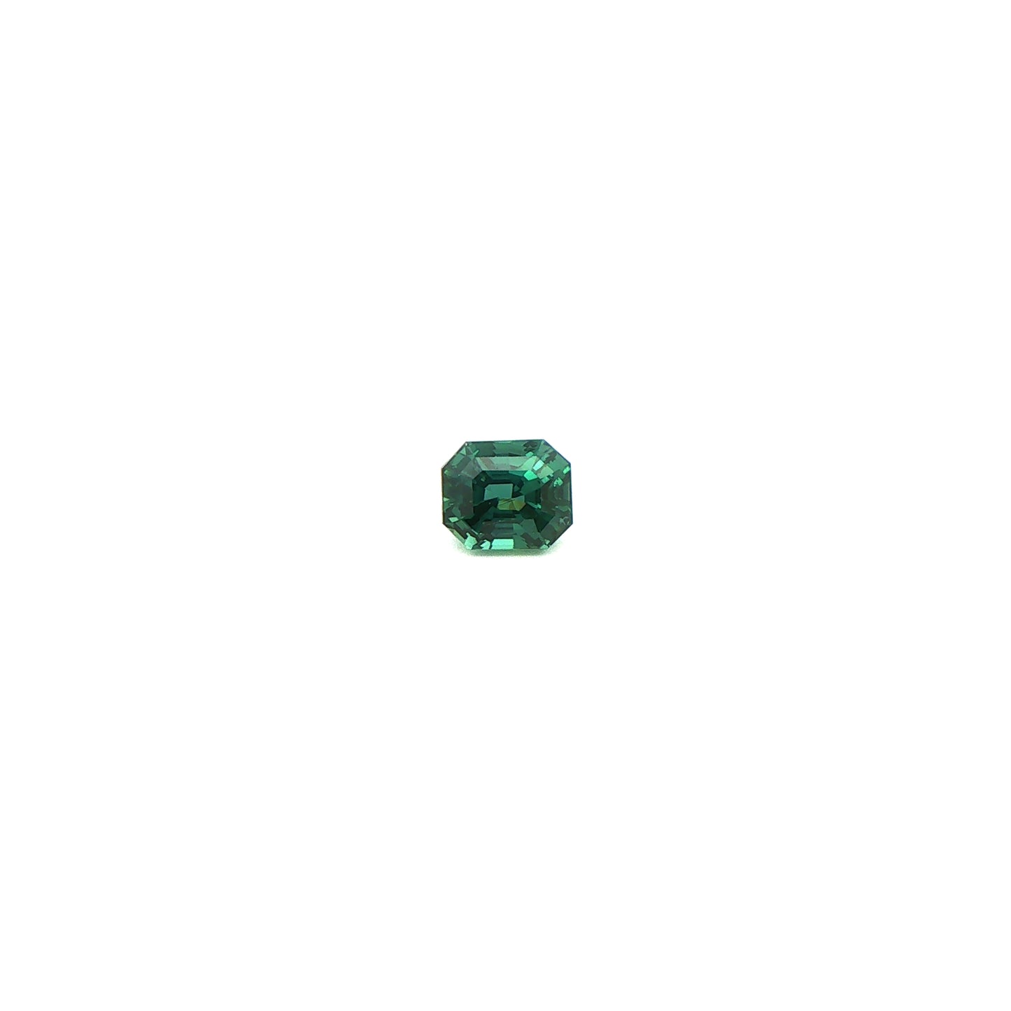 Peacock Sapphire Octagon 1.972ct
