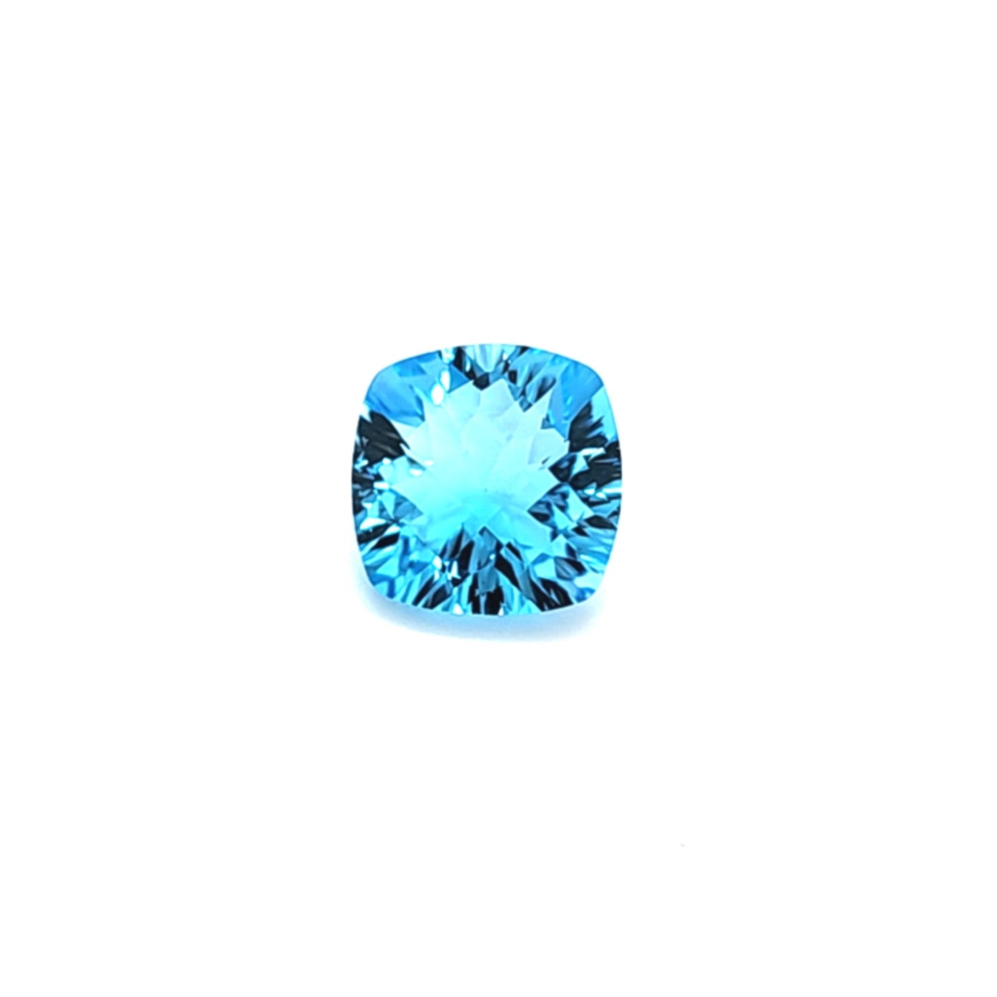 Swiss Blue Topaz Square Cushion Concave Price List