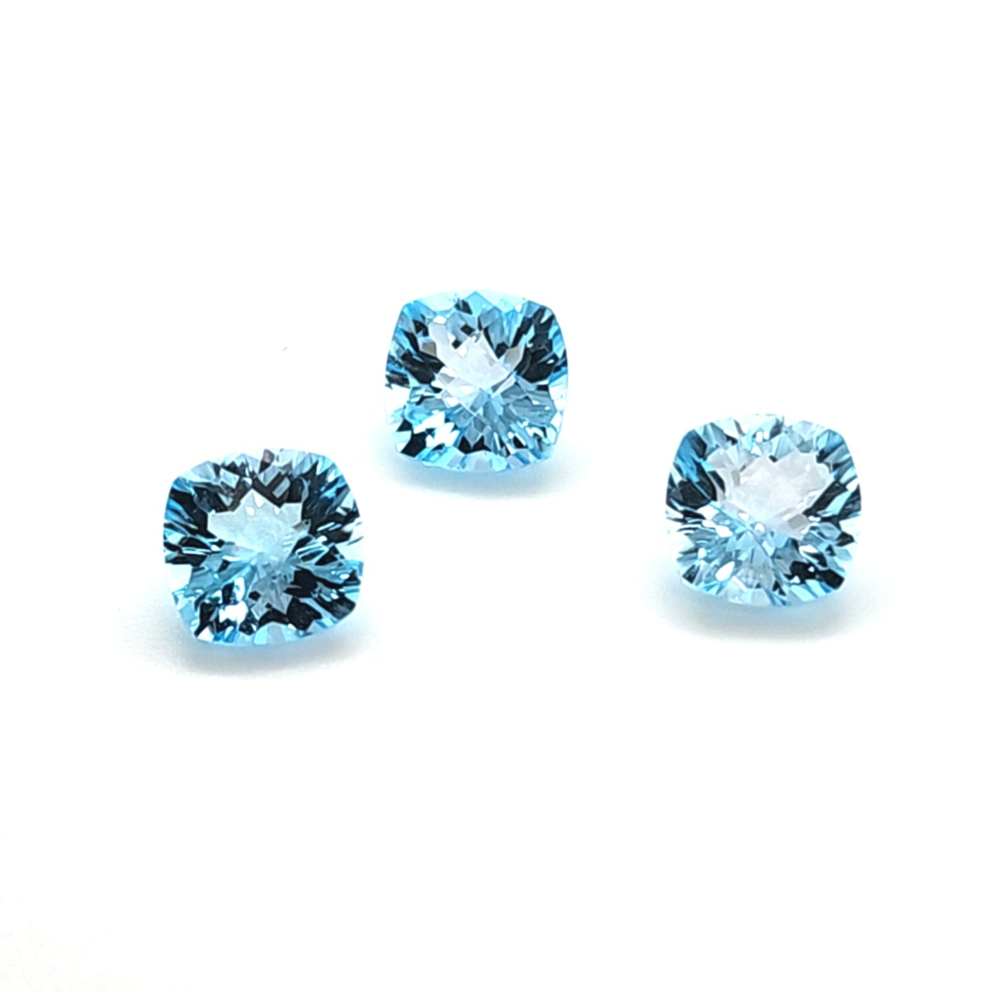 Sky Blue Topaz Cushion Concave Price List