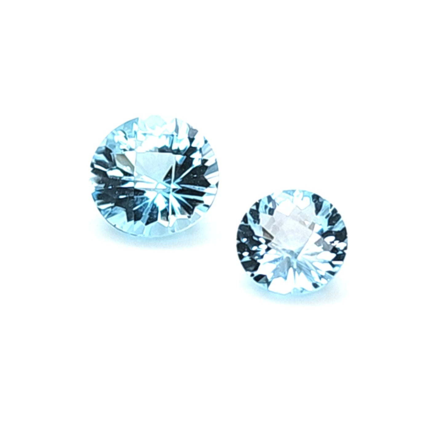 Sky Blue Topaz Round Concave Price List