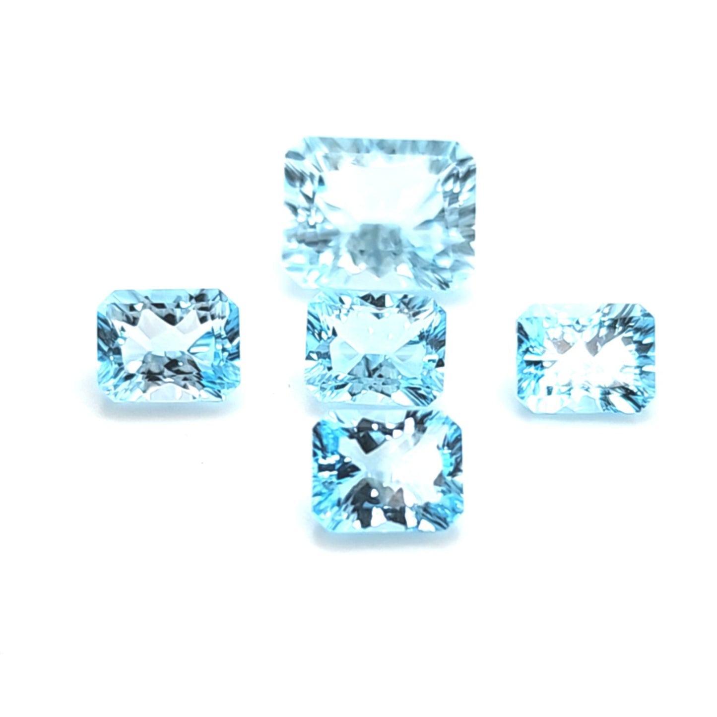 Sky Blue Topaz Octagon Concave Price List