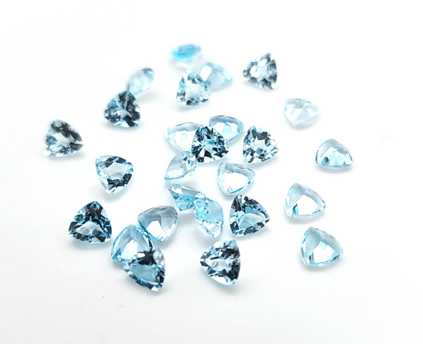 Sky Blue Topaz Trilliants Price List