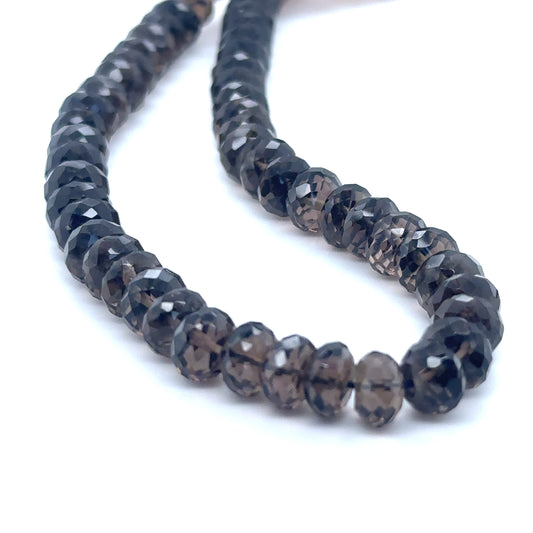 Smokey Quartz Facet Beads