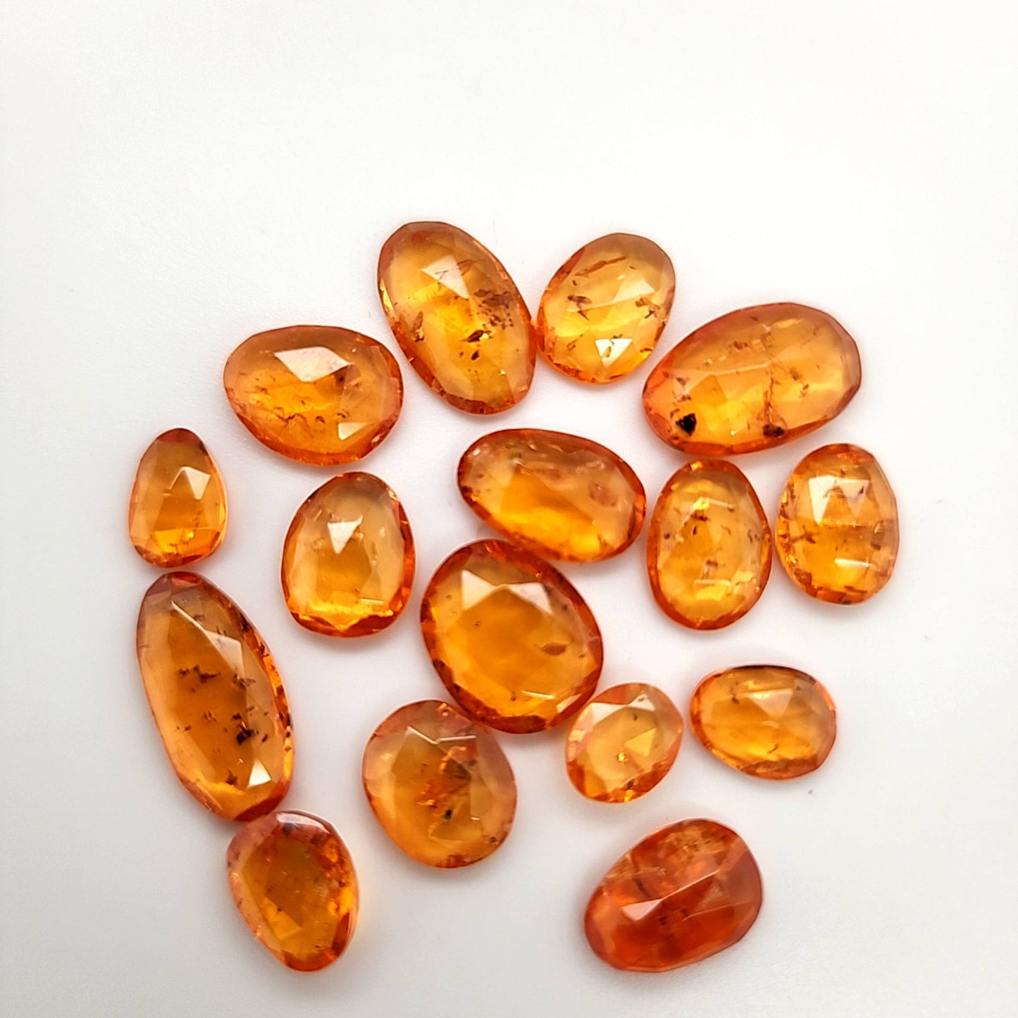 Spessartite Garnet Flat Cut