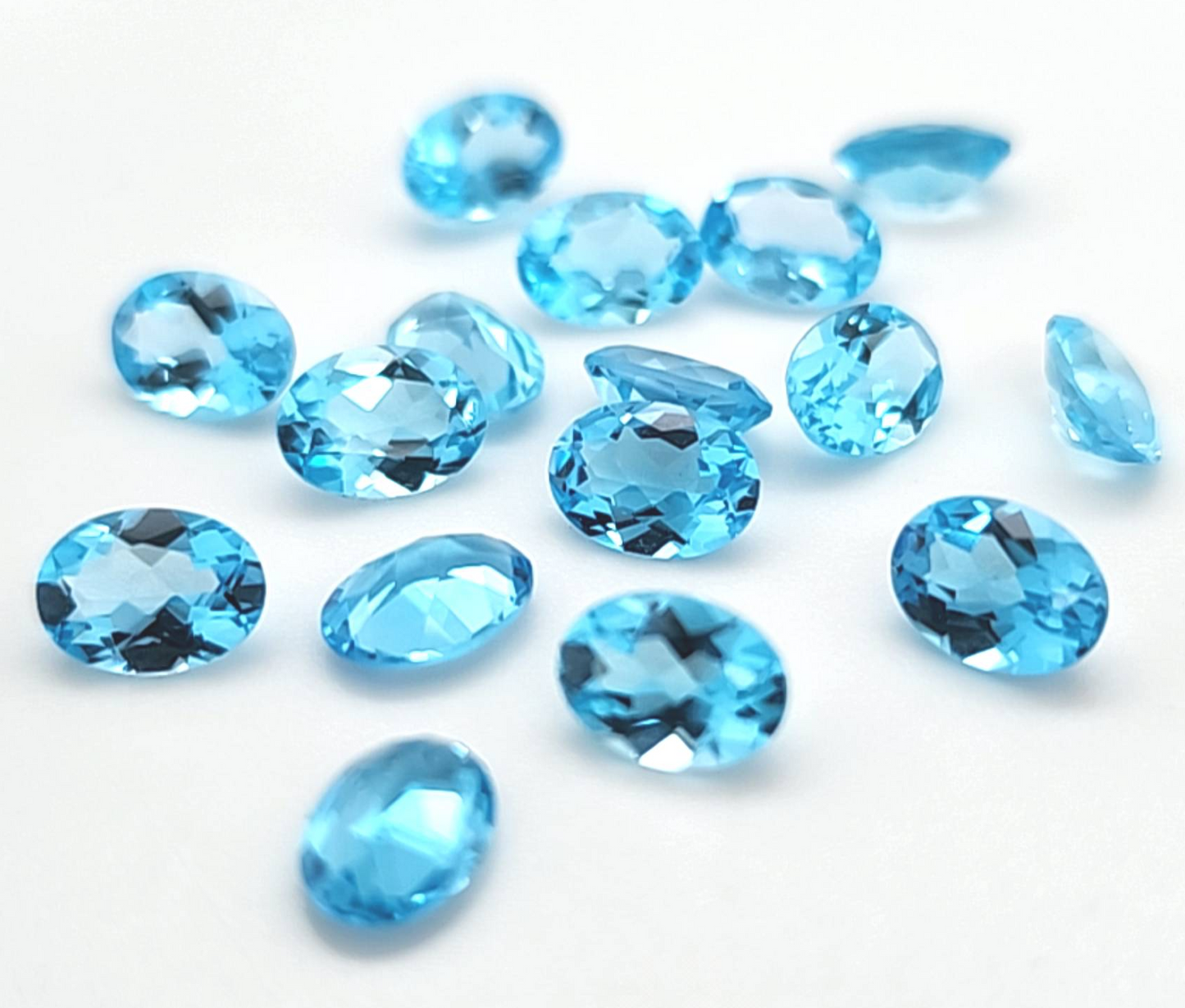 Swiss Blue Topaz Ovals Price List