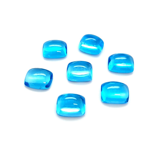 Swiss Blue Topaz Rectangular Cushion Cab
