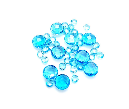 Swiss Blue Topaz Round Pillowcut Price List