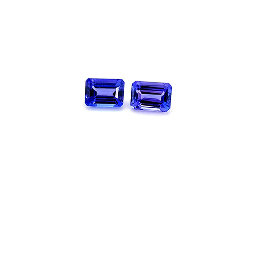 Tanzanite Octagon x2=2.59ct