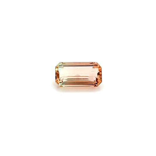 Bi-Colour Tourmaline Octagon 3.276ct