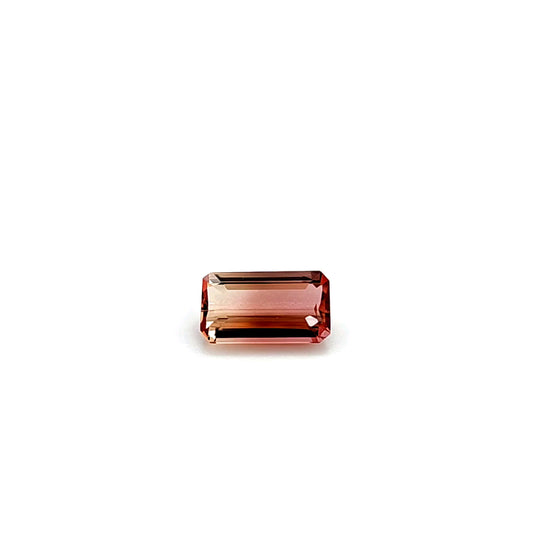 Bi-Colour Tourmaline Octagon 2.378ct