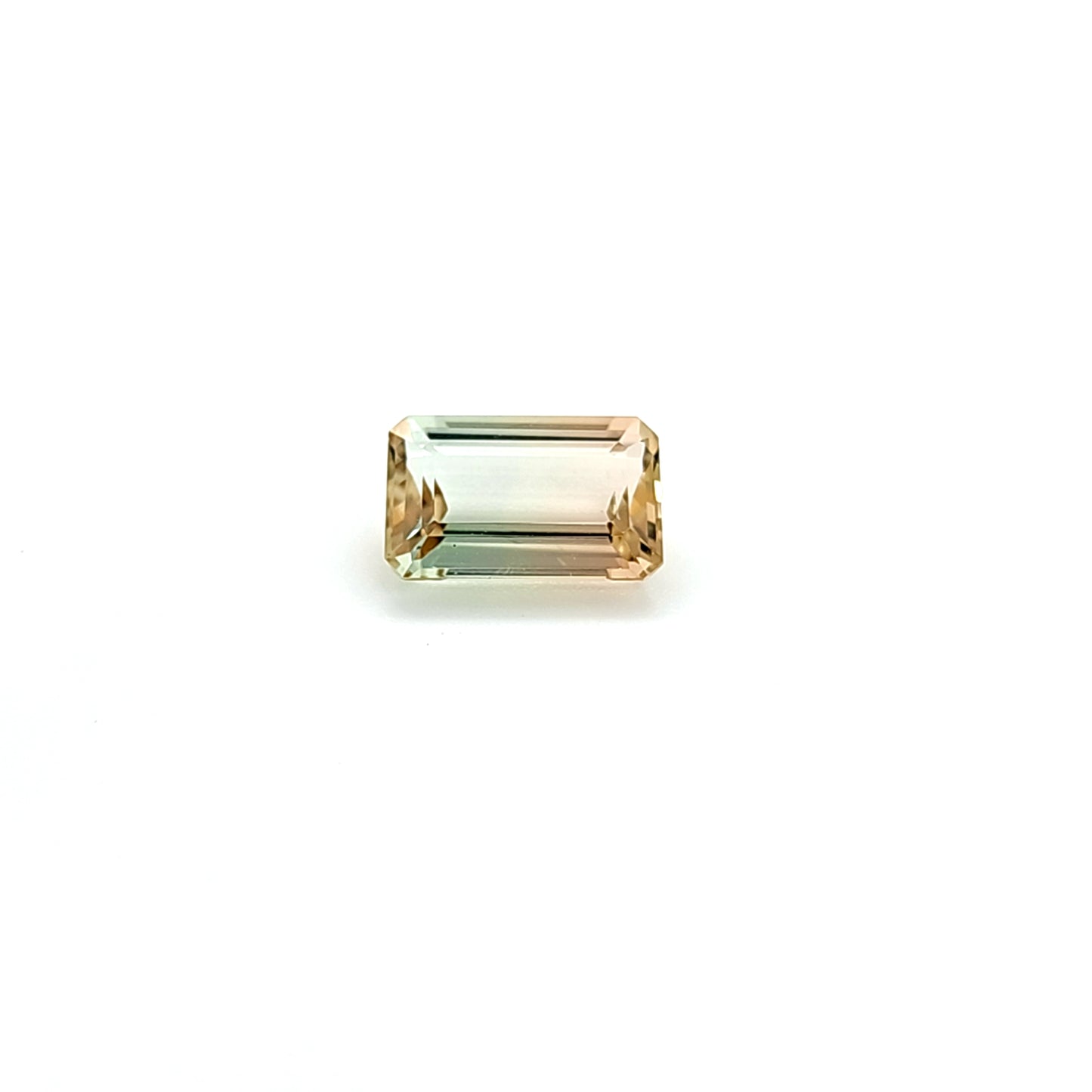 Bi-Colour Tourmaline Octagon 4.603ct