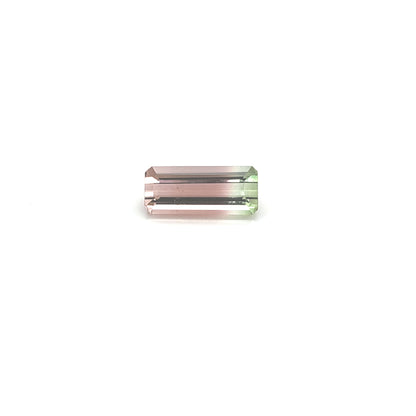 Bi-Colour Tourmaline Octagon 4.647ct