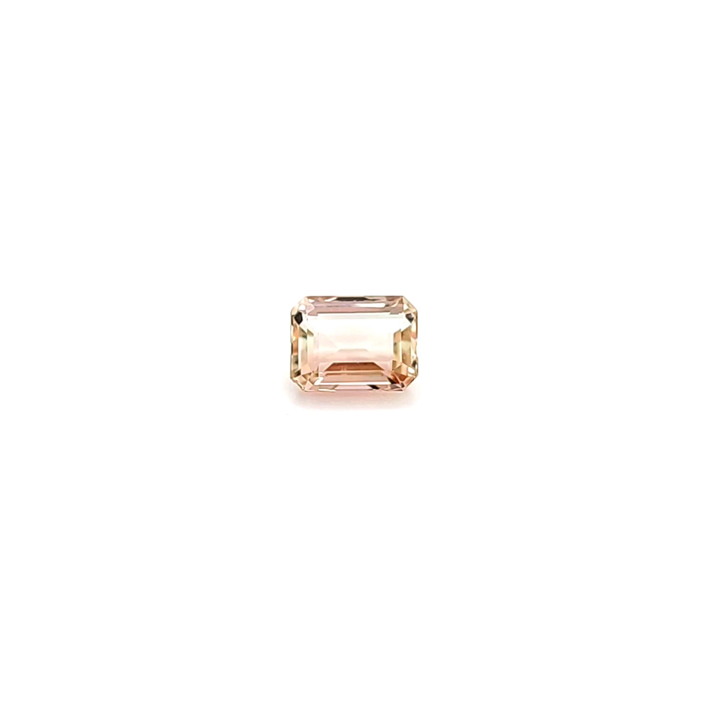 Bi-Colour Tourmaline Octagon 3.462ct