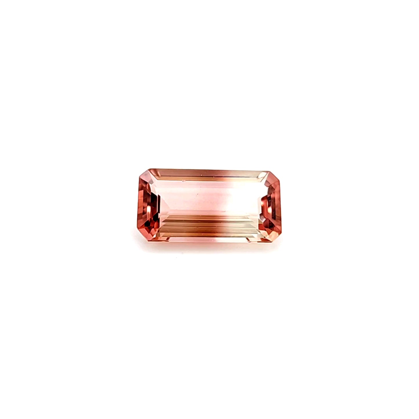 Bi-Colour Tourmaline Octagon 6.831ct