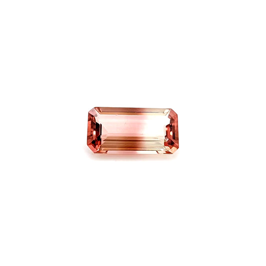 Bi-Colour Tourmaline Octagon 6.831ct