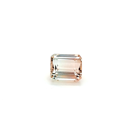 Bi-Colour Tourmaline Octagon 4.108ct