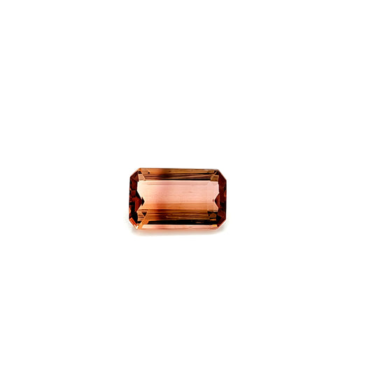 Bi-Colour Tourmaline Octagon 6.063ct