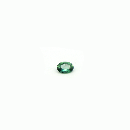 Peacock Sapphire Oval 0.735ct