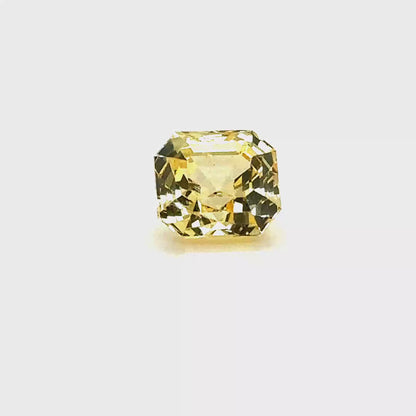 Yellow Sapphire Octagon 5.244ct