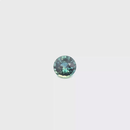 Sapphire Peacock Round 1.857ct