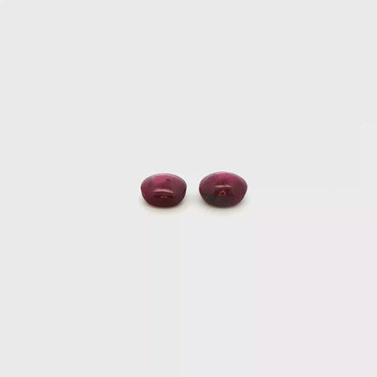 Star Ruby Cabochon Oval 3.054ct