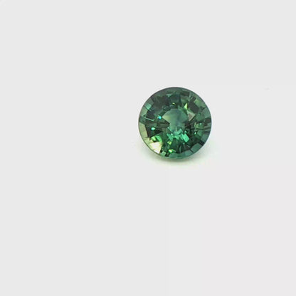 Sapphire Peacock Round 1.857ct