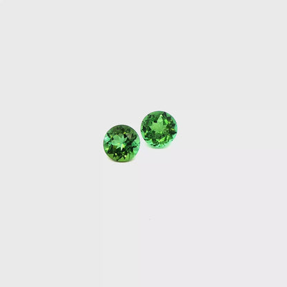 Green Tourmaline Round 2.884ct