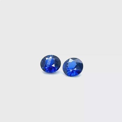 Sapphire Round Pair 1.309ct