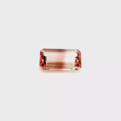Bi-Colour Tourmaline Octagon 6.831ct