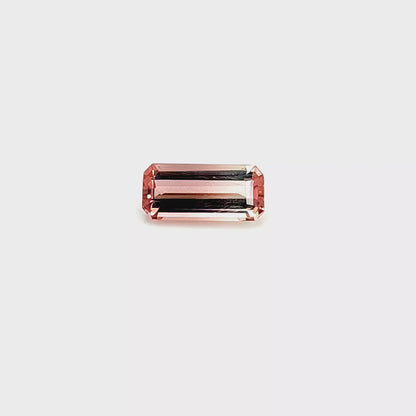 Bi-Colour Tourmaline Octagon 3.062ct