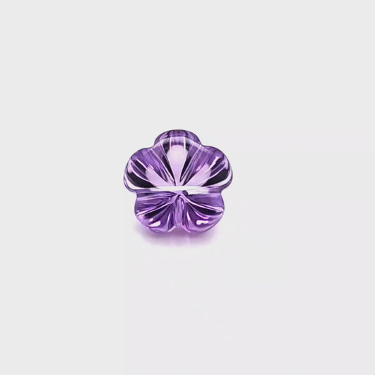 Amethyst Carving Flower 6.466ct