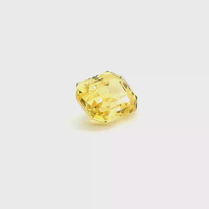 Yellow Sapphire Octagon 4.142ct