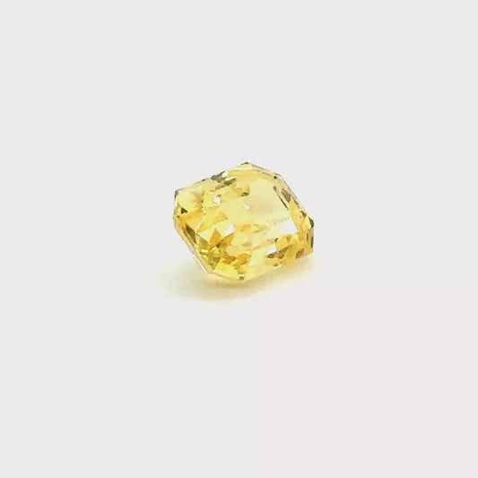 Yellow Sapphire Octagon 4.142ct